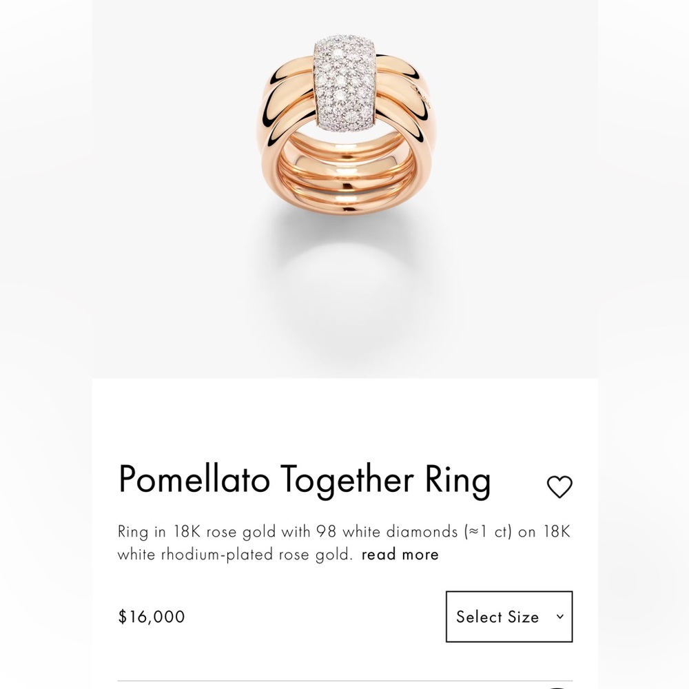 Rare Authentic Chaumet 18K gold ring with diamonds. 16g gold. High class jewelry - Picture 9 of 9